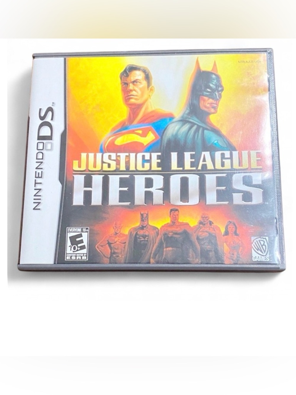 Nintendo DS Justice League Heroes Game Cartridge Complete Tested with Case